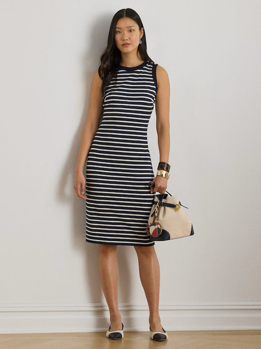 Ralph Lauren Summer Dress White/Navy Blue