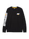 Cat Tricou cu Mânecă Lungă Trademark Tee Negru M 1510034