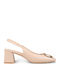 Heels with Medium Heel Beige