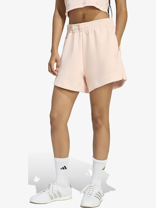 adidas Women's High Waist Shorts Pink