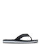 Carver Nubuck Men's Anatomic Black Flip Flops