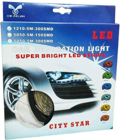 Car LED Strip 5m 300SMD 1210 White Light