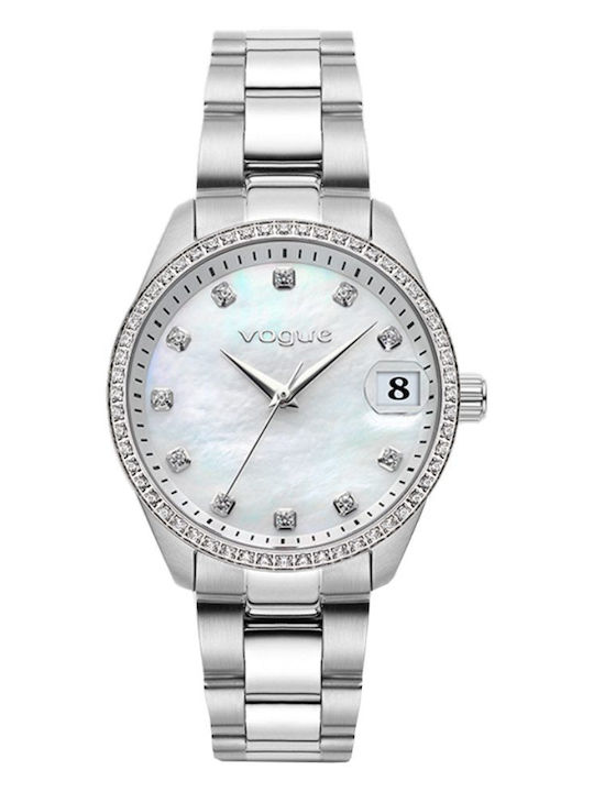 Vogue Women's Watch Battery with Silver Stainle...