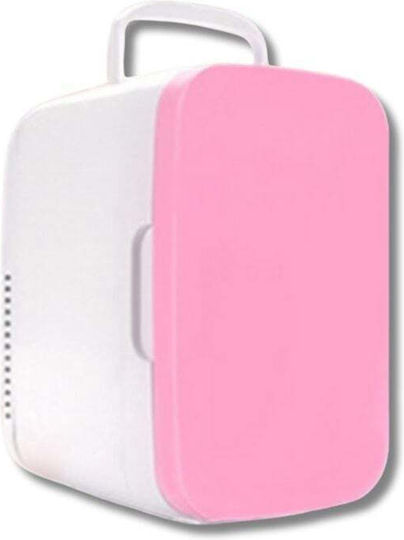 Mini Cosmetic Refrigerator 8lt with Heating Function Pink