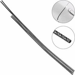 Maxeed Αυτοκόλλητα Χρωμίου Διακοσμητικά Trim Carbon Πόρτας Αυτοκινήτου 4τμχ