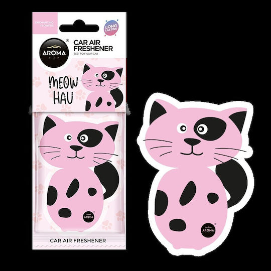 Αρωματικο Αυτοκινητου Χωρου Κρεμαστο Meow Hau Enchanting Flowers Aroma Car Agroequip