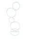 Wedding Decoration Stand Baptism 165cm