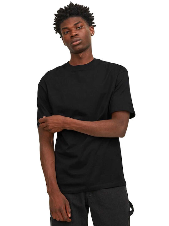 Jack & Jones Мъжка Тениска Къс Ръкав Черна