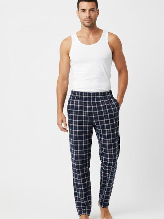 Soccus Winter Karierte Herrenpyjama Hosen Multicolor