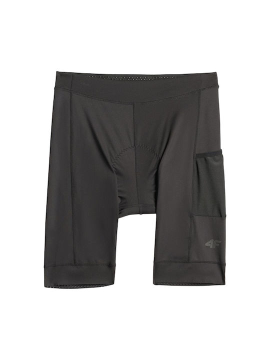 4F Men's Cycling Leggings Black