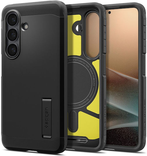 Spigen Tough Armor Magsafe Rückseite Hülle Silikon Kunststoff 2mm Schwarz Galaxy S26+