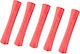 Enlee 5 Pieces Set Brake Lever Cable Cover Mountain Road Bicycle Red