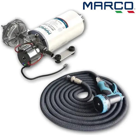 Marco Deck Wash Pump 15.0 Lpm 12/24v Kit Dp12/e