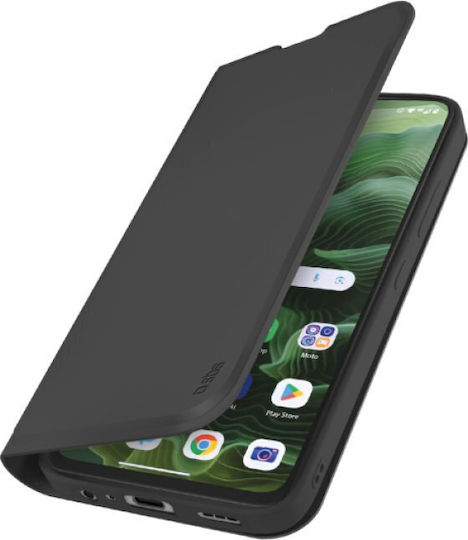 SBS Smooth Wallet Negru (Moto G35)