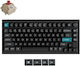 Keychron Q1 Ultra 8K Q1U-M1 Wireless Gaming Mechanical Keyboard 75% with Keychron Silk POM Red Switches and RGB Lighting (English US)