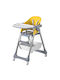 Little Mom Klappbarer Baby Hochstuhl 2 in 1 Gelbe BH-HB5019