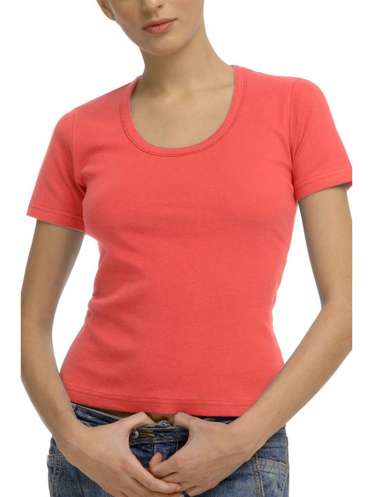 Helios Short Sleeve Coral Women's Tank Top