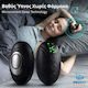 Adjustable Mini Device with Microcurrent Technology for Sleep Improvement and Instant Relaxation in Black Color