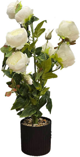 Potted Plant Flower White 64cm Potted Plant Flower White 64cm
