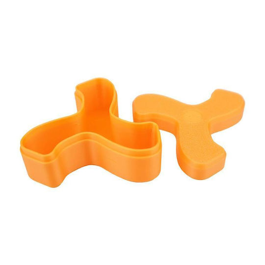 Orange Plastic Drone Carrying Case for DJI Neo 5.4x1.9x2.6cm