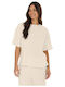 Damen T-Shirt Beige