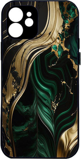 Marblre Grün-Gold Oppo Reno13 Fs 5g Handyhüllen