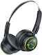 Yesido Ασύρματα Bluetooth On Ear Ακουστικά Μαύρα