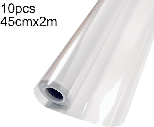 10 Stücke Verpackung Transparente Schutzfolie Wand Ohne Rückstände Anziehung Starkes Elektrisches Feld Breite 45cm X 2m