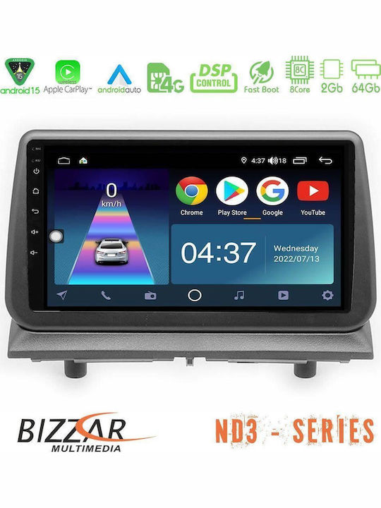 Bizzar Auto-Audiosystem Dodge Nitro 2007-2011 mit 9 Zoll Touchscreen Bluetooth USB Wi-Fi GPS Apple CarPlay Android Auto
