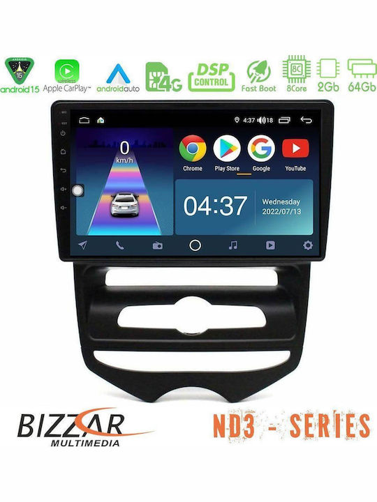 Bizzar Car Audio System for Hyundai ix20 2010-2020 with A/C (Bluetooth/USB/WiFi/GPS/Apple CarPlay/Android Auto) with 10" Touch Screen