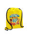 Koupakoupa Steal A Brainrot 67 Roblox Style Yellow Gym Back Bag