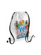 Koupakoupa Steal A Brainrot Six Seven Gym Backpack White