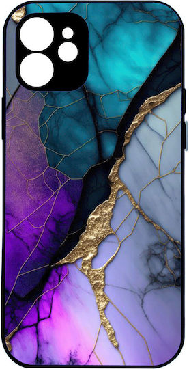 Marblre Buntes Design 1 Motorola Moto G55 5G Handyhülle