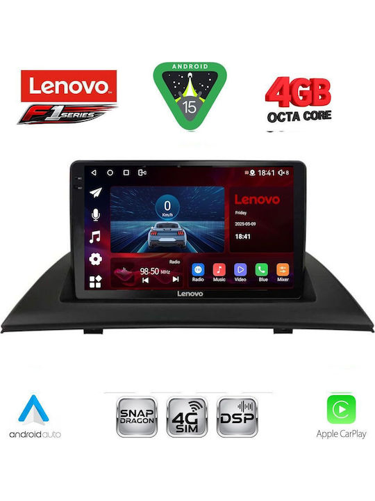 Lenovo Car Audio System for BMW X3 (E83) 2003-2010 (Bluetooth/USB/WiFi/GPS/Apple CarPlay/Android Auto) with 9" Touch Screen
