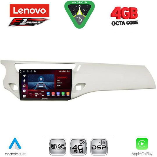 Lenovo Car Audio System for Citroen C3 / DS3 2009-2016 (Bluetooth/USB/WiFi/GPS/Apple CarPlay/Android Auto) with 9" Touch Screen