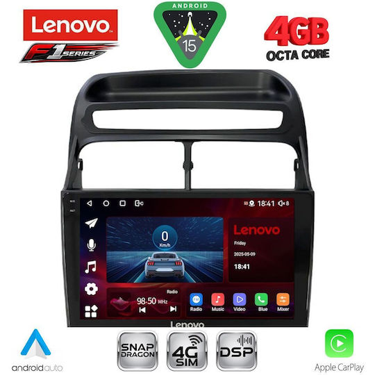 Lenovo Car Audio System for Fiat Linea 2007-2011 Bluetooth USB WiFi GPS Apple CarPlay Android Auto with 9" Touch Screen