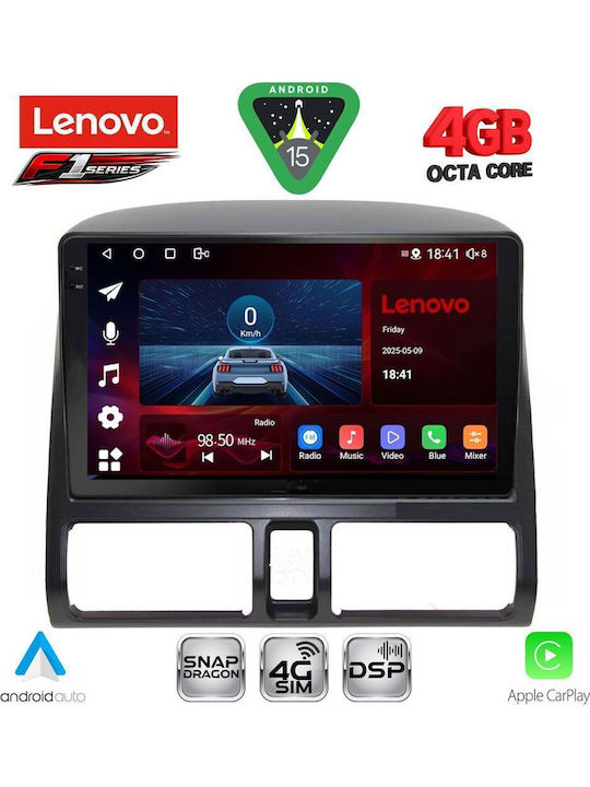 Lenovo Car Audio System for Honda CR-V 1996-2006 with Clima Bluetooth USB WiFi GPS Apple CarPlay Android Auto with 9" Touch Screen