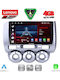 Lenovo Car Audio System for Honda Jazz 2002-2008 with A/C (Bluetooth/USB/WiFi/GPS/Apple CarPlay/Android Auto) with 9" Touch Screen