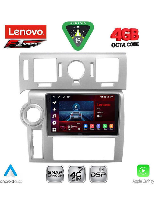 Lenovo Car Audio System Hummer H2 2008-2009 Bluetooth USB WiFi GPS Apple CarPlay Android Auto with 9" Touch Screen