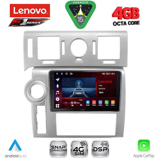 Lenovo Car Audio System Hummer H2 2008-2009 Bluetooth USB WiFi GPS Apple CarPlay Android Auto with 9" Touch Screen