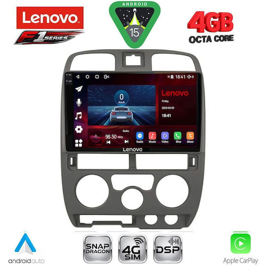 Lenovo Car Audio System Isuzu D-Max 2002-2008 Bluetooth USB WiFi GPS Apple CarPlay Android Auto with 9" Touch Screen