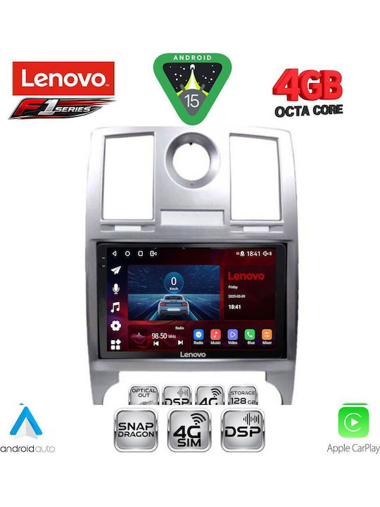 Lenovo Car Audio System Chrysler 300C 2005-2010 Bluetooth USB WiFi GPS Apple CarPlay Android Auto with 9" Touch Screen