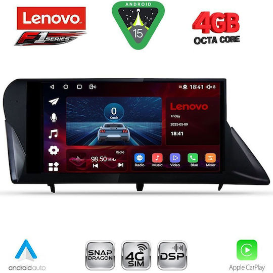 Lenovo Car Audio System for Lexus RX 2009-2014 Bluetooth USB WiFi GPS Apple CarPlay Android Auto with 9" Touch Screen