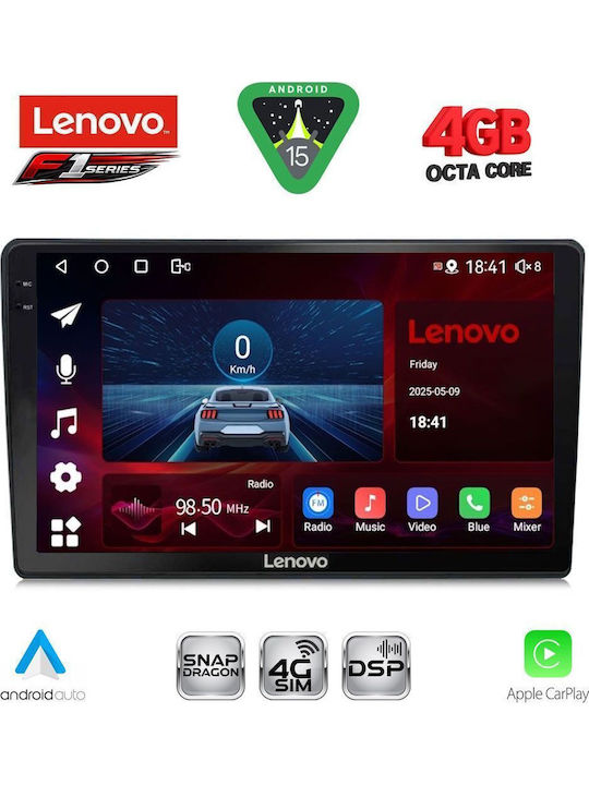 Lenovo Car Audio System for Mazda 2 2002-2007 Bluetooth USB WiFi GPS Apple CarPlay Android Auto with 9" Touch Screen