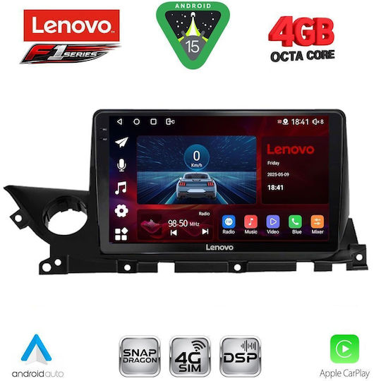 Lenovo Ηχοσύστημα Αυτοκινήτου για Mazda 6 2021 (Bluetooth/USB/WiFi/GPS/Apple-Carplay/Android-Auto) με Οθόνη Αφής 9"