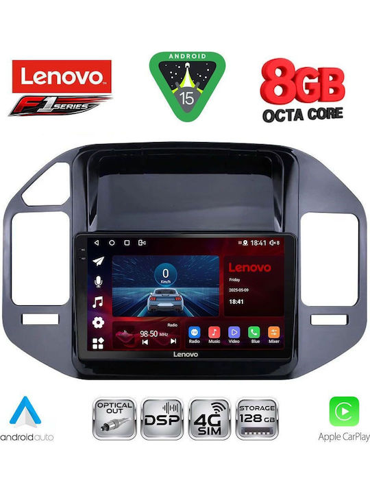 Lenovo Car Audio System for Mitsubishi Pajero 1999-2006 (Bluetooth/USB/WiFi/GPS/Apple CarPlay/Android Auto) with 9" Touch Screen