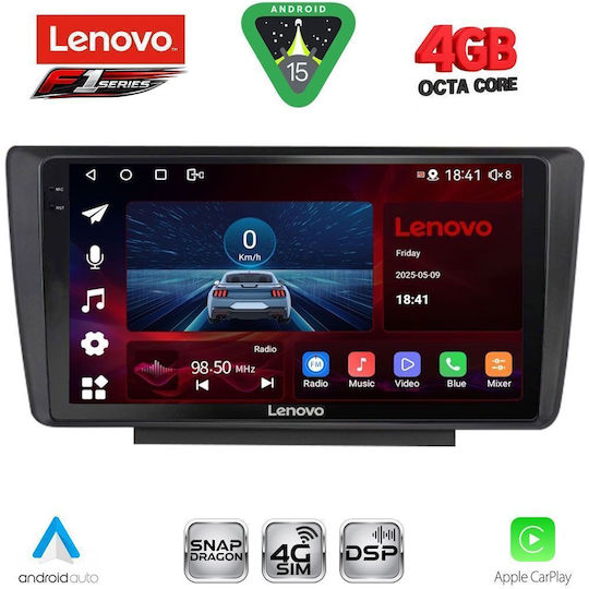Lenovo Car Audio System for Skoda Octavia 2005-2012 Bluetooth USB WiFi GPS Apple CarPlay Android Auto with 9" Touch Screen