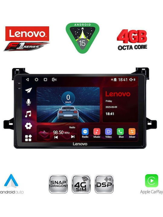 Lenovo Car Audio System for Toyota Prius 2016-2020 Bluetooth USB WiFi GPS Apple CarPlay Android Auto with 9" Touch Screen