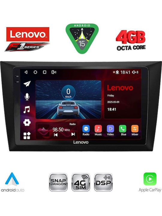 Lenovo Car Audio System for Volkswagen Golf 2009-2012 Bluetooth USB WiFi GPS Apple CarPlay Android Auto with 9" Touch Screen