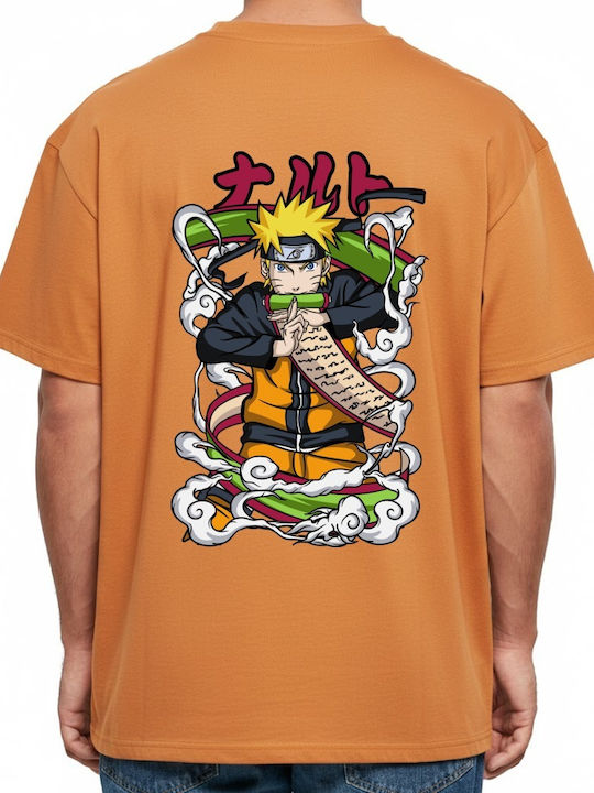 Oversized T-shirt Naruto Uzumaki Scroll Jutsu P...